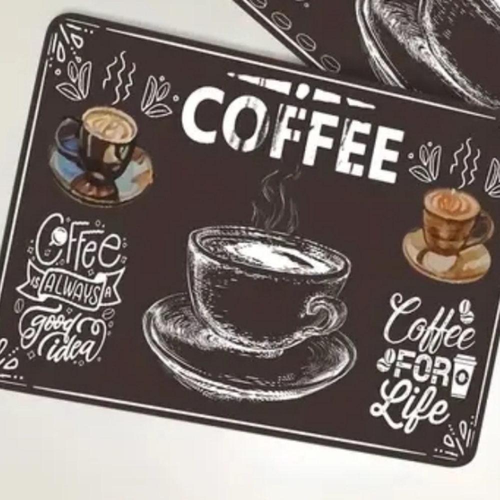 Coffee Kitchen Floor Rug - Picture 2 of 3